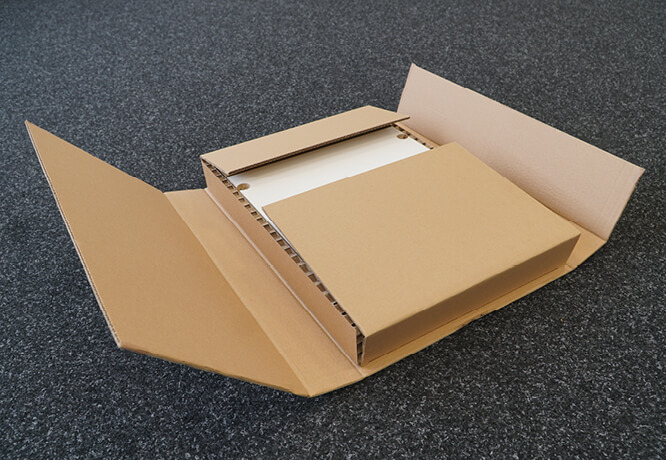 Environmentally friendly packaging of the qickly® packages