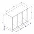 Product image qickly® triple shelf unit carcass 3x2 SLS32