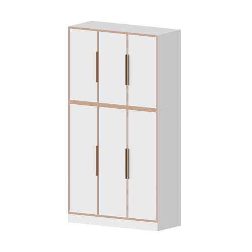 Product image qickly® cabinet, 5 file heights, 6 doors SLS35-2