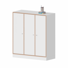 Product image qickly® cabinet, 3 file heights, 3 doors with lock SLS33LLL