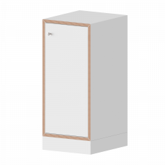 Product image qickly® cabinet, 2 file heights, door right with lock SLS12LR