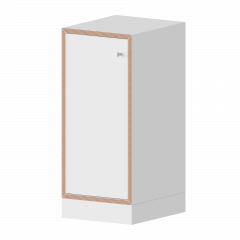 Product image qickly® cabinet, 2 file heights, door left with lock SLS12LL