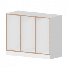 Product image qickly® triple shelf unit carcass 3x2 SLS32